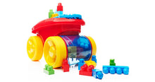 Load image into Gallery viewer, Mega Bloks Block Scooping Wagon Building Set Pink