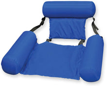 Load image into Gallery viewer, Poolmaster Water Chair Inflatable Swimming Pool Float Lounge, Blue, (Model: 70742)