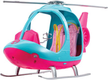 Load image into Gallery viewer, Barbie Dreamhouse Adventures Helicopter, Pink and Blue with Spinning Rotor, for 3 to 7 Year Olds