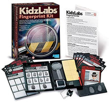 Load image into Gallery viewer, 4M KidzLabs Fingerprint Kit - Spy Forensic Science Lab - Educational STEM Toys Gift for Kids &amp; Teens, Boys &amp; Girls