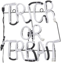 Load image into Gallery viewer, Toyo Electric Mfg. Co. Ltd. Home Accents Holiday 12 in. x 14 in. Neon 'Trick or Treat' LED Halloween Sign