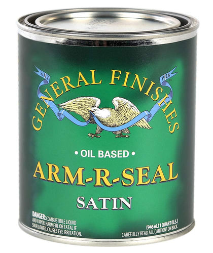 General Finishes ASQT Arm-R-Seal Urethane, 1 quart, Satin