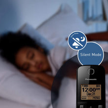 Load image into Gallery viewer, PANASONIC Expandable Cordless Phone System with Amber Backlit Display and Call Block