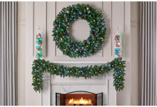 Load image into Gallery viewer, Home Accents Holiday 9 ft. Royal Grand Spruce Artificial Garland with Cool White and Multi Lights
