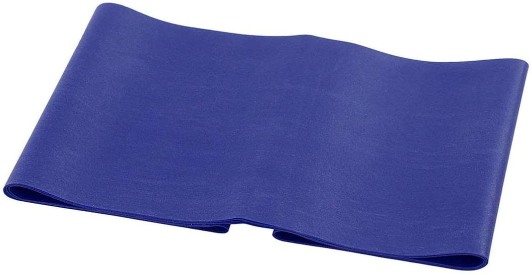 CanDo latex-free exercise band, 5-foot Singles, blue