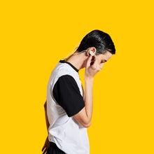 Load image into Gallery viewer, JAM Live Fast Workout Earphones 30 ft. Bluetooth Range, IP67 Sweat Resistant Earbuds 3 Sizes Included, 12 Hour Battery Life, Hands-Free Calling Cream Soda HX-EP404CS