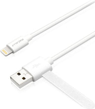 Load image into Gallery viewer, Macally 3-Feet Lightning Cable with Tangle Free Cable Management