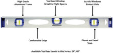 Load image into Gallery viewer, Swanson 24-Inch Top Read I-Beam Level