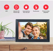 Load image into Gallery viewer, Sylvania Digital Cloud Picture Frame 10" Wi-Fi Frameo APP Control 8GB Storage with Micro USB Port &amp; Micro SD Card Slot Compatible with Android &amp; iOS - SDPF1096