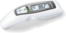 Load image into Gallery viewer, Beurer Forehead Non-Contact, Body, Surface, Room Temperature, High Accuracy, Large Blue Backlit LCD Display Thermometer