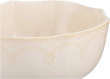 Load image into Gallery viewer, The Pioneer Woman Farmhouse Lace 10" Linen Serving Bowl