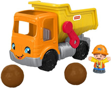 Load image into Gallery viewer, Fisher-Price Little People Work Together Dump Truck, Musical Toddler Toy
