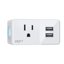 Load image into Gallery viewer, Geeni GN-WW106-199 Switch + Charge Smart Wi-Fi Outlet with 2 USB Ports
