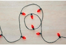Load image into Gallery viewer, Home Accents Holiday 25 ft. 25-Light LED Red C9 Super Bright String Light TY417-1915R