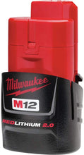 Load image into Gallery viewer, Milwaukee Electric Tools 2598-22 M12 Fuel 2 Pc Kit- 1/2" Hammer Drill &amp; 1/4" Impact