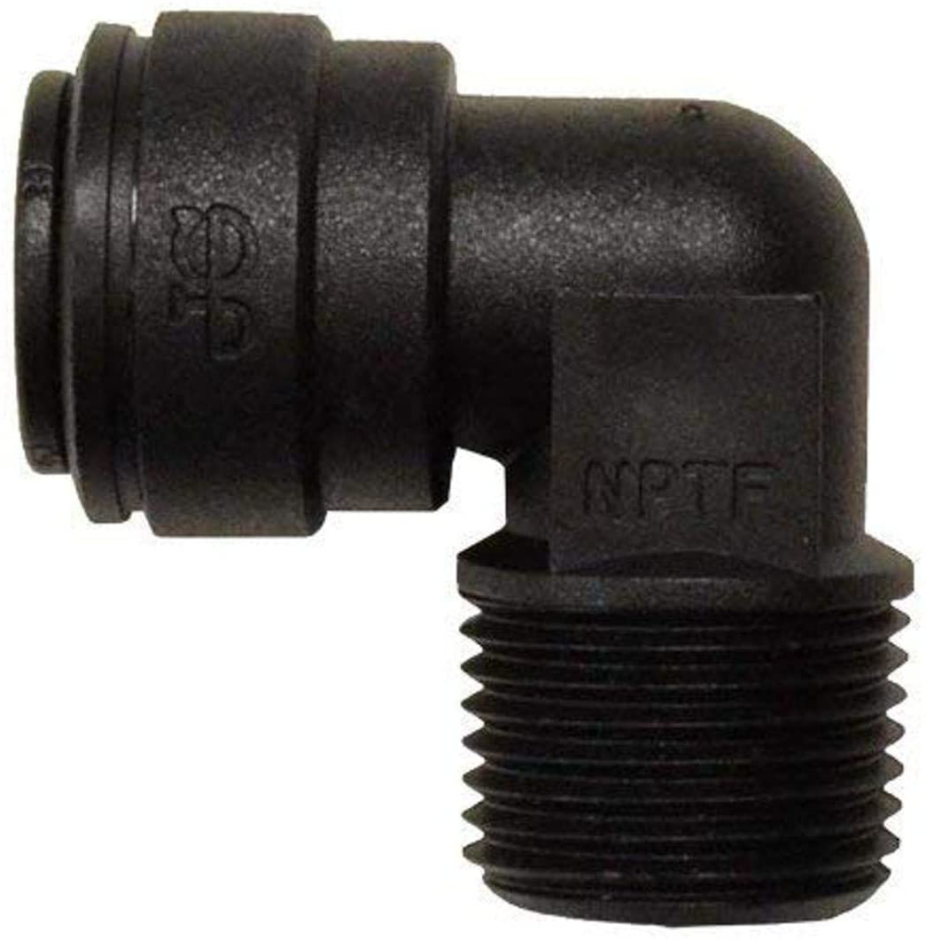 John Guest Speedfit PP481223E Black OD X 3/8