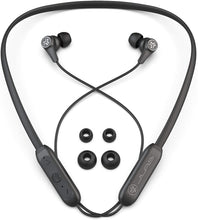 Load image into Gallery viewer, JBuds Band Wireless Earbud Neckband Headset - Black - IP66 Sweatproof - Bluetooth 5 Connection - Built-in Microphone for Phone Calls - 3 EQ Sound Settings: JLab Signature, Balanced, Bass Boost