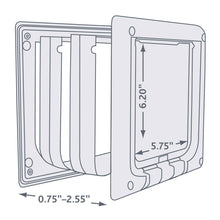 Load image into Gallery viewer, Trixie Pet Products 4-Way Locking Cat Door with Tunnel, White