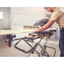 Load image into Gallery viewer, Ridgid AC9946 Mobile Miter Saw Stand with Mounting Braces