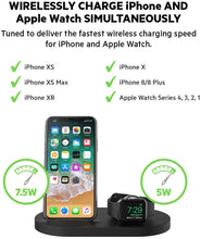 Load image into Gallery viewer, Belkin Boost Up Wireless Charging Dock (Apple Charging Station for Iphone + Apple Watch + USB Port) Apple Watch Charging Stand, iPhone Charging Station, iPhone Charging Dock
