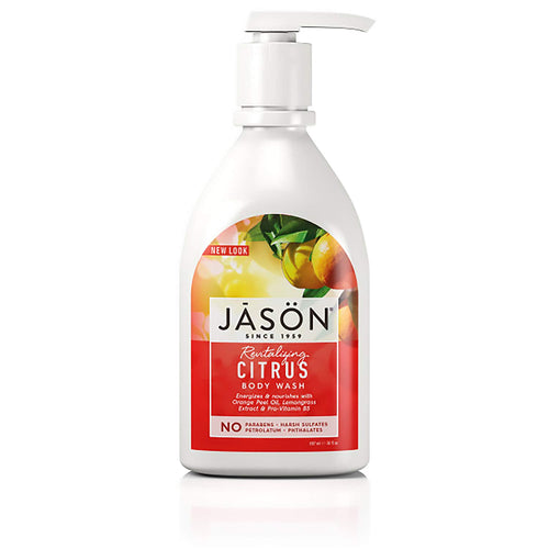 Jason Natural Body Wash and Shower Gel, Revitalizing Citrus 30 oz
