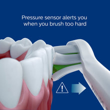 Load image into Gallery viewer, Philips Sonicare ProtectiveClean 4100 Plaque Control, Rechargeable electric toothbrush with pressure sensor, White Mint HX6817/01, 1 Count
