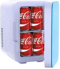 Load image into Gallery viewer, HLB [US-W]ZOKOP Electric Mini Portable Fridge Cooler &amp; Warmer (6 Liter / 0.21 Cuft / 8 Can) AC/DC Portable Thermoelectric System Blue