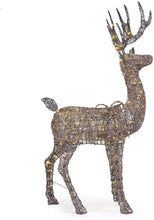 Load image into Gallery viewer, Home Accents 5.5 ft Meadow Frost Animated LED Brown Deer