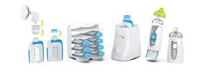 Kiinde Twist Universal Direct-Pump Feeding System and Warmer Gift Set for Breastmilk Collection, Freezing, Heating and Feeding, Free Foodi Starter Kit Included, New Mom Gift