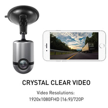 Load image into Gallery viewer, SecurityMan CARCAMGPS – Dash Cam with GPS Tracking and Downloadable iPhone or Samsung App | 150 Degree (Wide Angle Lens) with Night Vision | Crash Sensor and Automatic HD Looping for Cars and Trucks