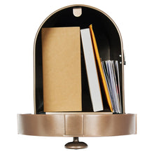 Load image into Gallery viewer, Gibraltar Mailboxes Garrison Large Capacity Galvanized Steel Venetian Bronze, Post-Mount Mailbox, GM160VB0