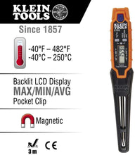 Load image into Gallery viewer, Klein Tools ET10 Magnetic Digital Pocket Thermometer