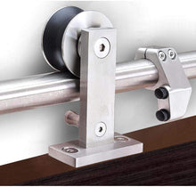 Load image into Gallery viewer, CALHOME Barn Style Sliding Door Track Hardware Set 60&quot; Top Mount Stainless-Steel
