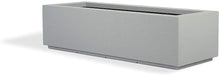 Load image into Gallery viewer, PolyStone Riviera Short Modern Outdoor/Indoor Rectangular Planter, Lightweight, Heavy Duty, Weather Resistant, Polymer Finish, Commercial Grade and Residential, 46" L x 17" W x 12" H
