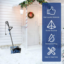 Load image into Gallery viewer, Goplus Electric Corded Snow Thrower, 12-Inch Width 6-Inch Depth Powerful Snow Removal Machine w/Dual Safety Switch