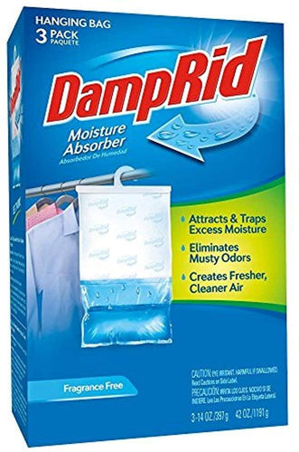 DampRid 42 oz. Fragrance Free Hanging Bag (3-Pack)