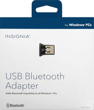 Load image into Gallery viewer, Insignia - Bluetooth 4.0 USB Adapter - Black