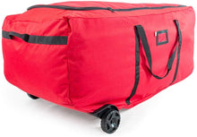 Load image into Gallery viewer, [Rolling Duffle Bag Tree Storage Bag] - Big Wheeled 9 Foot Christmas Tree Storage Bag for Artificial Trees up to 9 Feet Tall - Compression Straps to Secure Your Tree | EZ Roller by Santa's Bags