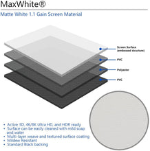 Load image into Gallery viewer, Elite Screens Tripod Series, Adjustable Multi Aspect Ratio Portable Indoor Outdoor Projector Screen