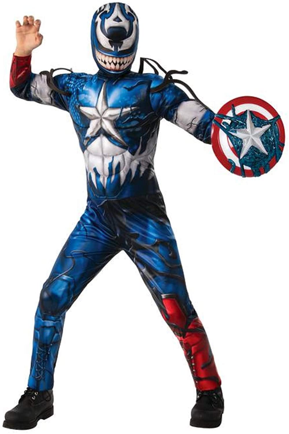 Captain America Costume M Blue