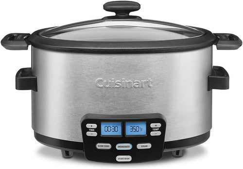 Cuisinart 3-In-1 Cook Central Multi-Cooker, Slow Cooker, Steamer