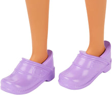 Load image into Gallery viewer, Barbie Pet Vet Brunette Doll with Career Pet-Print Dress, Medical Coat, Shoes and Kitty Patient for Ages 3 and Up , Multi