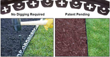 Load image into Gallery viewer, Valley View Innovative Edge No Dig edging 20 feet with EXTRA anchor nails (16 quantity)
