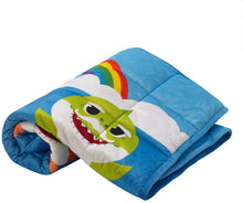 Load image into Gallery viewer, Baby Shark Kids Weighted Blanket, 4.5lb, 36 x 48, Fountain of Tooth