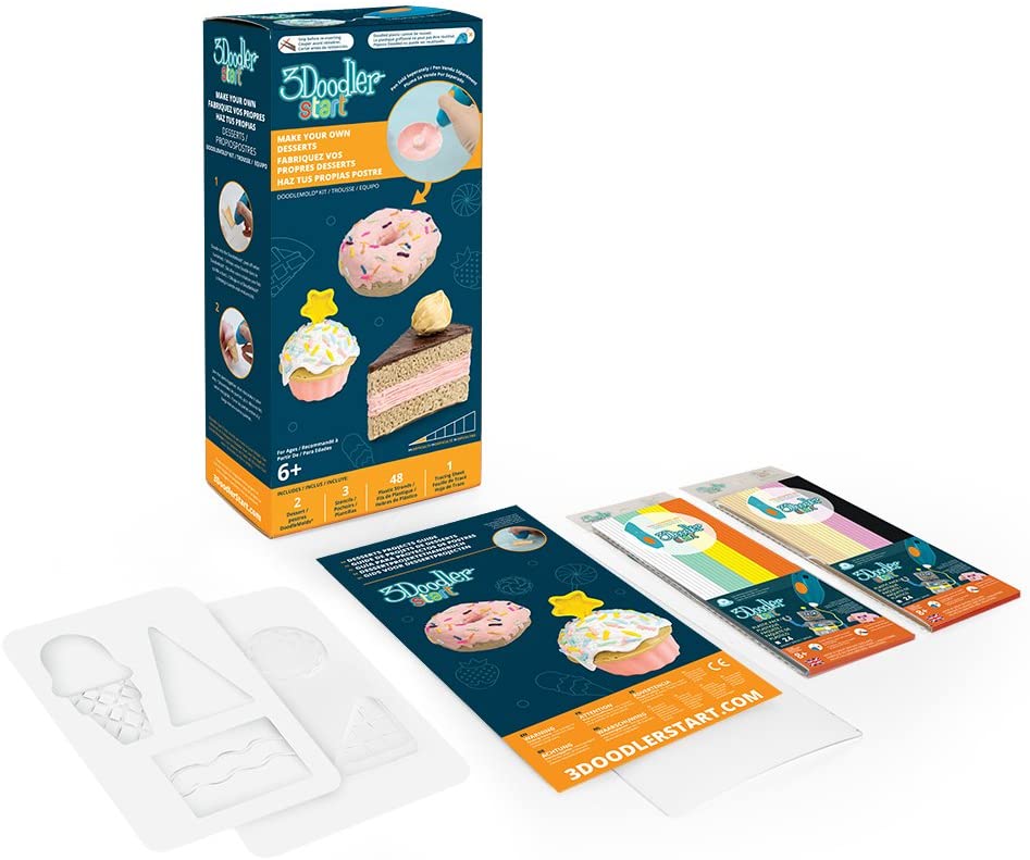 3Doodler Start Make Your Own Desserts Doodlemold Kit (3D Pen Not included)