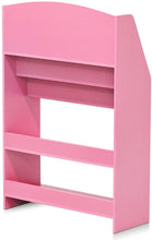 Load image into Gallery viewer, FURINNO FR16118LB Kidkanac Magazine/Bookshelf with Toy Storage