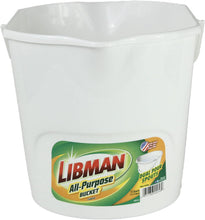 Load image into Gallery viewer, Libman Plastic All Purpose Bucket, 3 Gallon
