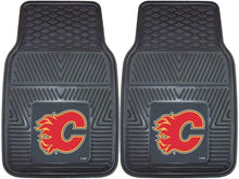 Load image into Gallery viewer, NHL - Calgary Flames 2-pc Vinyl Car Mat Set/17"x27"