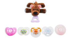 Load image into Gallery viewer, 4 in 1 Pacifier Holder, Pacifier case, Silicone teether, Visual Stimulation