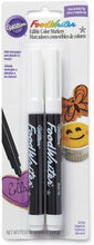 Load image into Gallery viewer, Wilton 609-1192 Black Food Writer Edible Ink Markers (2-Pack)